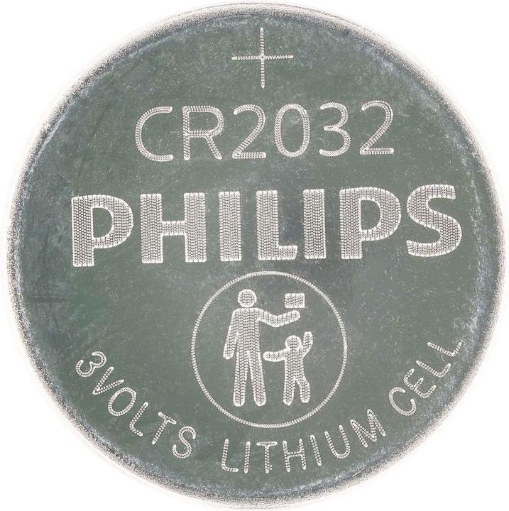 Actual product image Philips CR2032P2/01B (2 pcs., CR2032, 210 mAh)