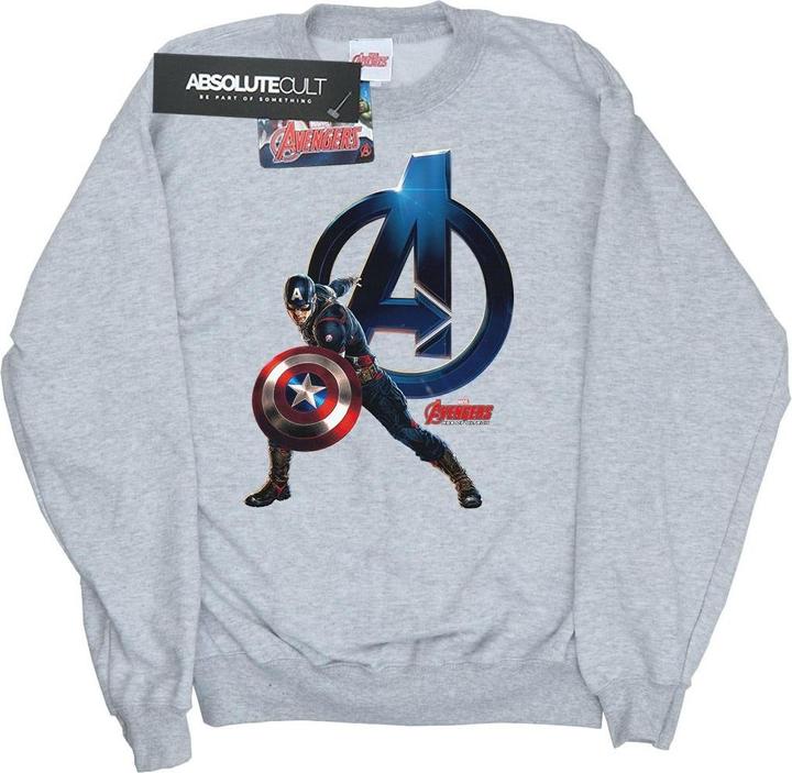 Produktbild Captain America Pose Sweatshirt Jungen (140, 146)