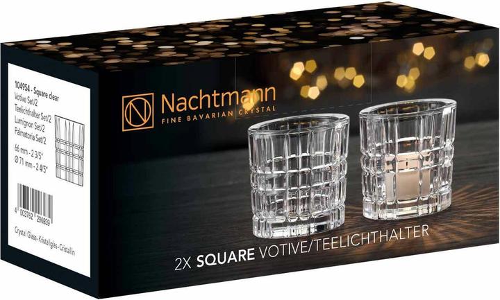 Produktbild Nachtmann Teelichthalter Square Votives (2 x, Ø 7 x 6.5 cm)