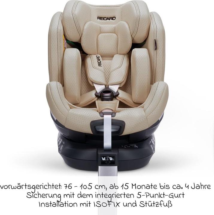 Actual product image RECARO Xenon 1 Kid Reboard Kindersitz (61-125 cm) (Booster seat, ECE R129/i-Size Standard)