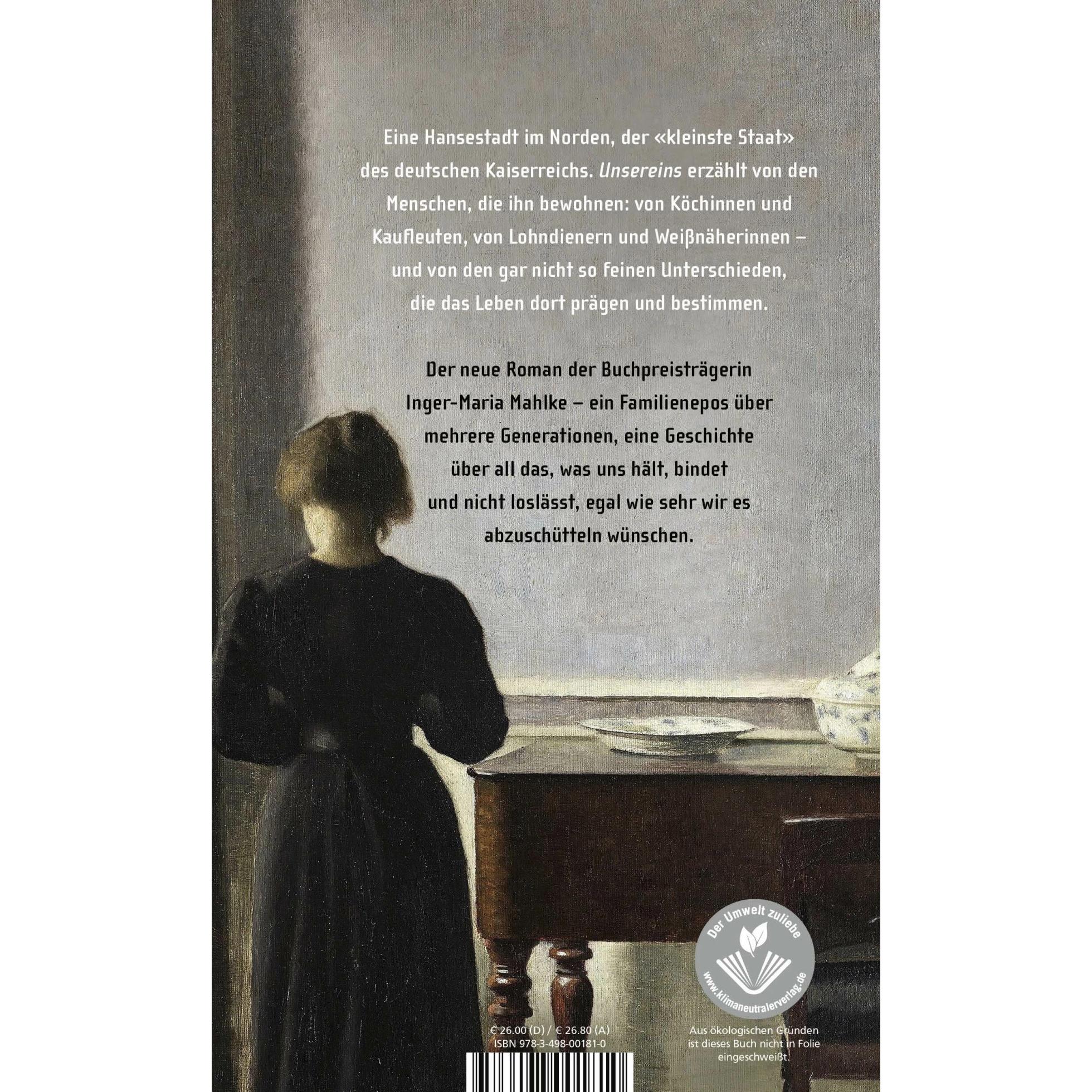 Thumbnail - Unsereins, Belletristik von Inger-Maria Mahlke