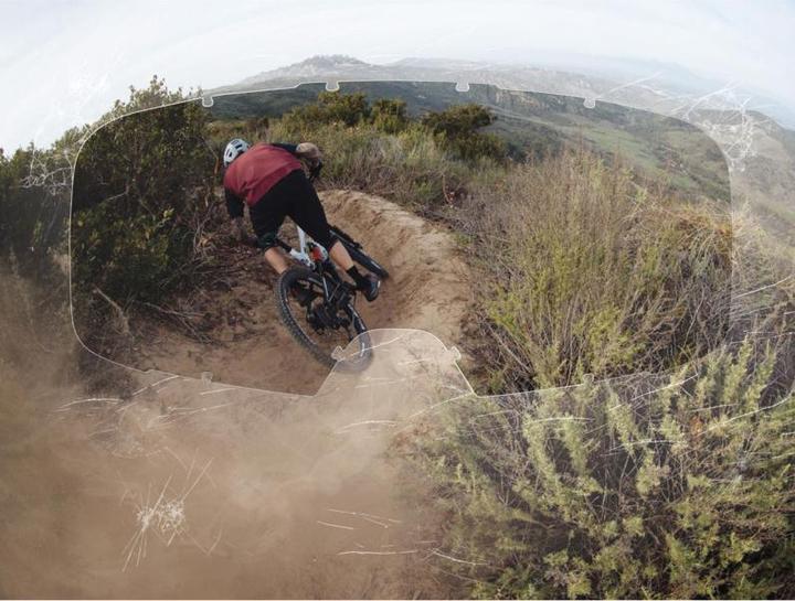 Image du produit iXS Goggle Trigger+ Roll-Off (blanc noir*, Lucide)