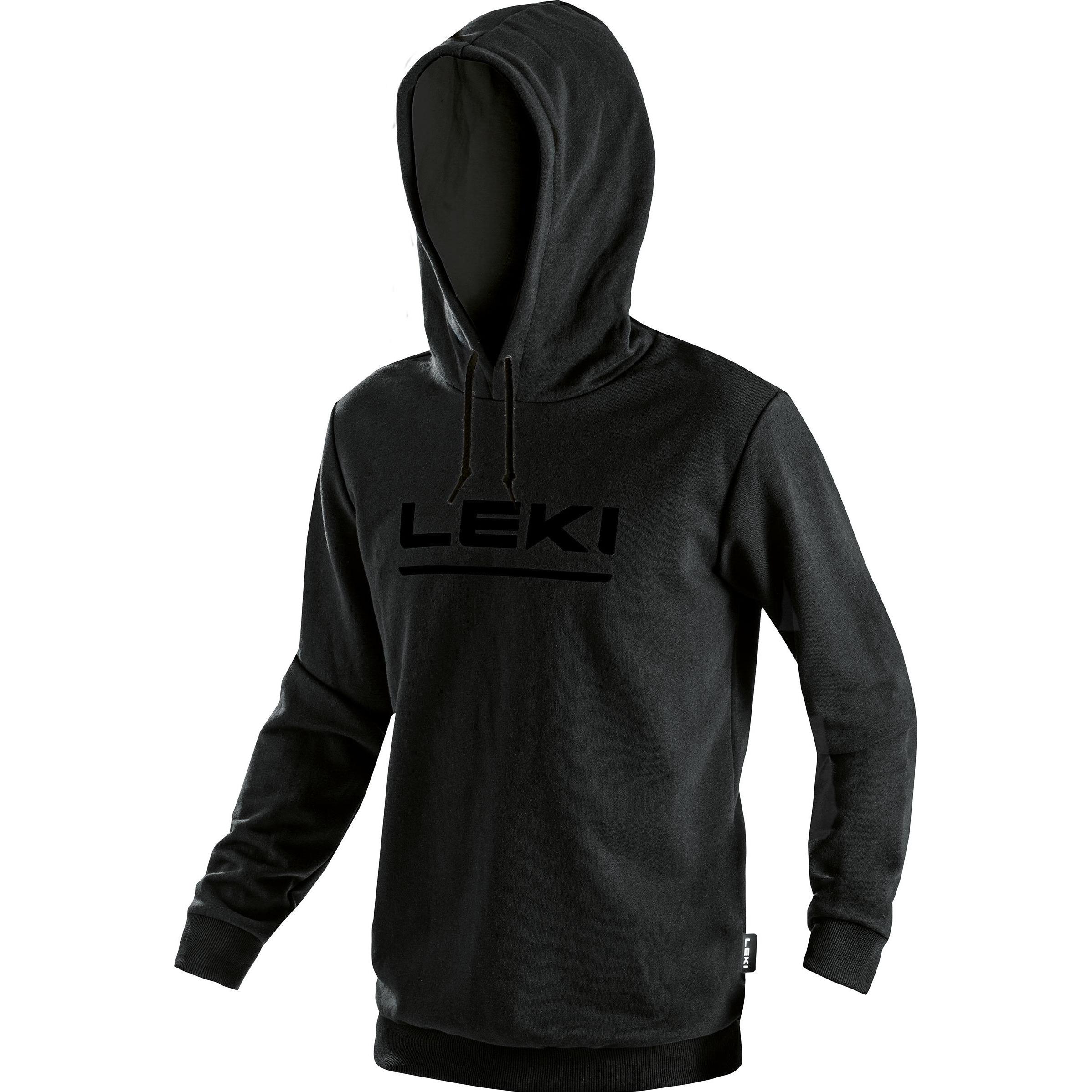 Leki, Damen, Pullover, LE Bluza z kapt. z LOGO black M, Schwarz, (M)