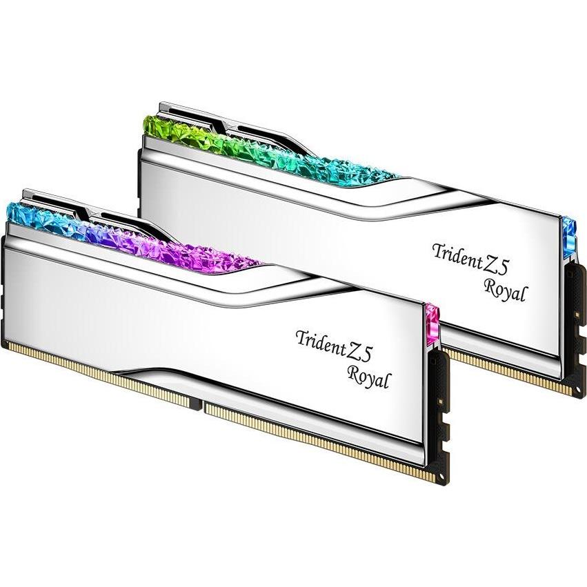 G.Skill Trident Z5 Royal Neo (2 x 16GB, 6400 MHz, DDR5-RAM, DIMM), RAM, Silber