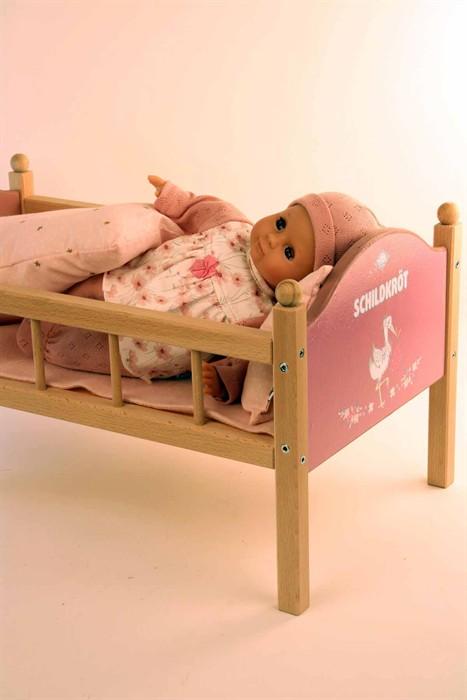 Produktbild Schildkröt Puppe Schlummerle Gr. 32 cm (Mal Haar, braune Schlafaugen, Baby Puppe inkl. Kleidung)