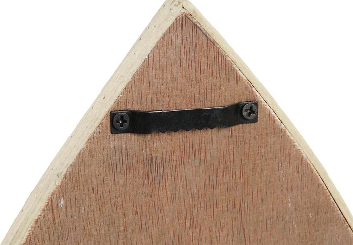 Actual product image DKD Home Decor Wall Decoration Brown White Fan Bamboo (27 x 2 x 64 cm) (27 x 2 x 55 cm)