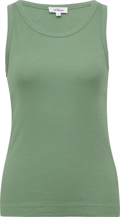 Produktbild s.Oliver T-Shirt Elastisches Top mit Rippstruktur (46)