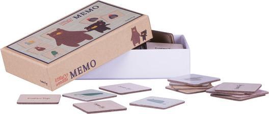 Actual product image Barbo Toys Memory, Memory-Spiel für Kinder, Little Woodies (2 - 4 Players)