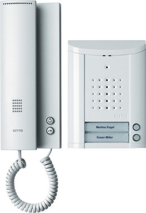 Schneider Electric 2 Family Door Intercom Set white (Cable)