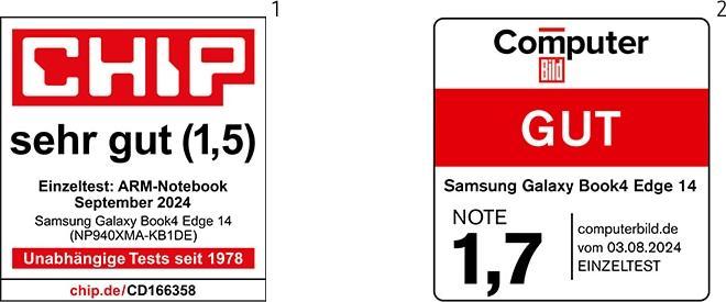 Productafbeelding Samsung Galaxy Book4 Edge (14", Snapdragon X Elite X1E-80-100, 16 GB, 512 GB, DE)