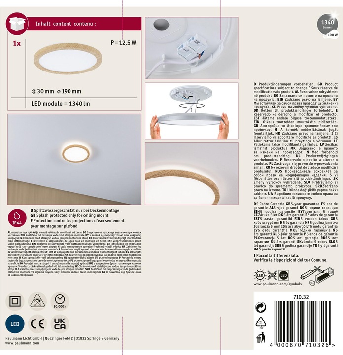 Image du produit Paulmann Atria Shine (1340 lm)