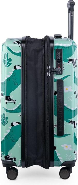 Immagine prodotto Hauptstadtkoffer Centro - Valigia per bambini a mano con guscio rigido, Skater Dinos (55 l)