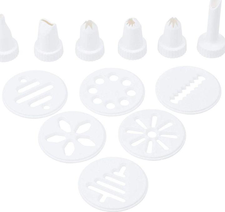 Actual product image Westmark Biscuit press and decoration syringe "Luxury" with moulds+sockets+Ad. (Biscuit press)