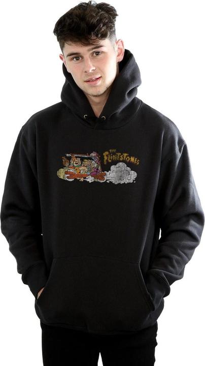 Produktbild The Flintstones Family Car Distressed Kapuzenpullover (L)