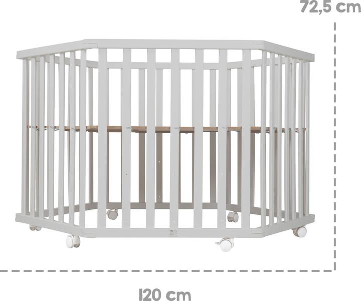 Actual product image Roba Playpen 6-cornered star charm (118.50 cm, 103.50 cm, MDF)