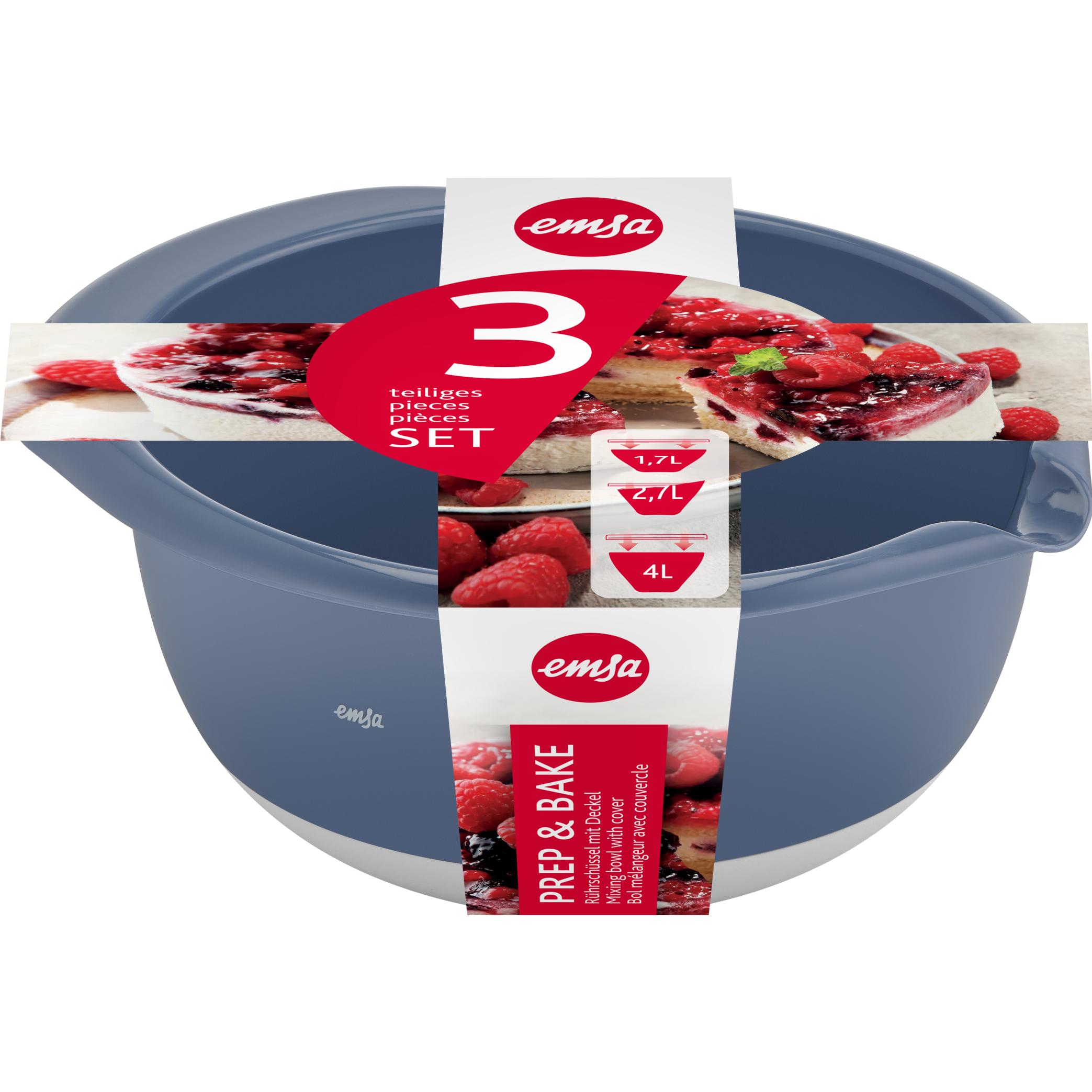 Thumbnail - Emsa Prep&Bake, Schüssel + Schale, Blau, Grün, Rosa