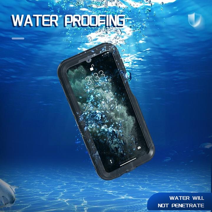 Actual product image Redpepper Samsung Galaxy A15 - IP68 SAM Series Wasserdichtes Outdoor Case, schwarz (Samsung Galaxy A15, Samsung Galaxy A15 5G)