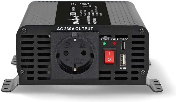 Productafbeelding Nedis Stroomomvormer zuivere sinusgolven - Ingangsspanning: 12 V DC - Aansluiting uitgang apparaat: Type