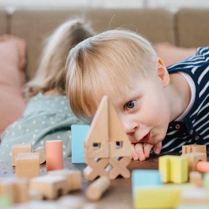 Produktbild Trefl Wooden blocks O! Combo blocks 142 pcs