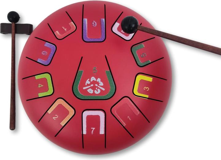 Produktbild Tambu TAMBÚ 8" - 11 Töne- Rot Matt (Trommel)
