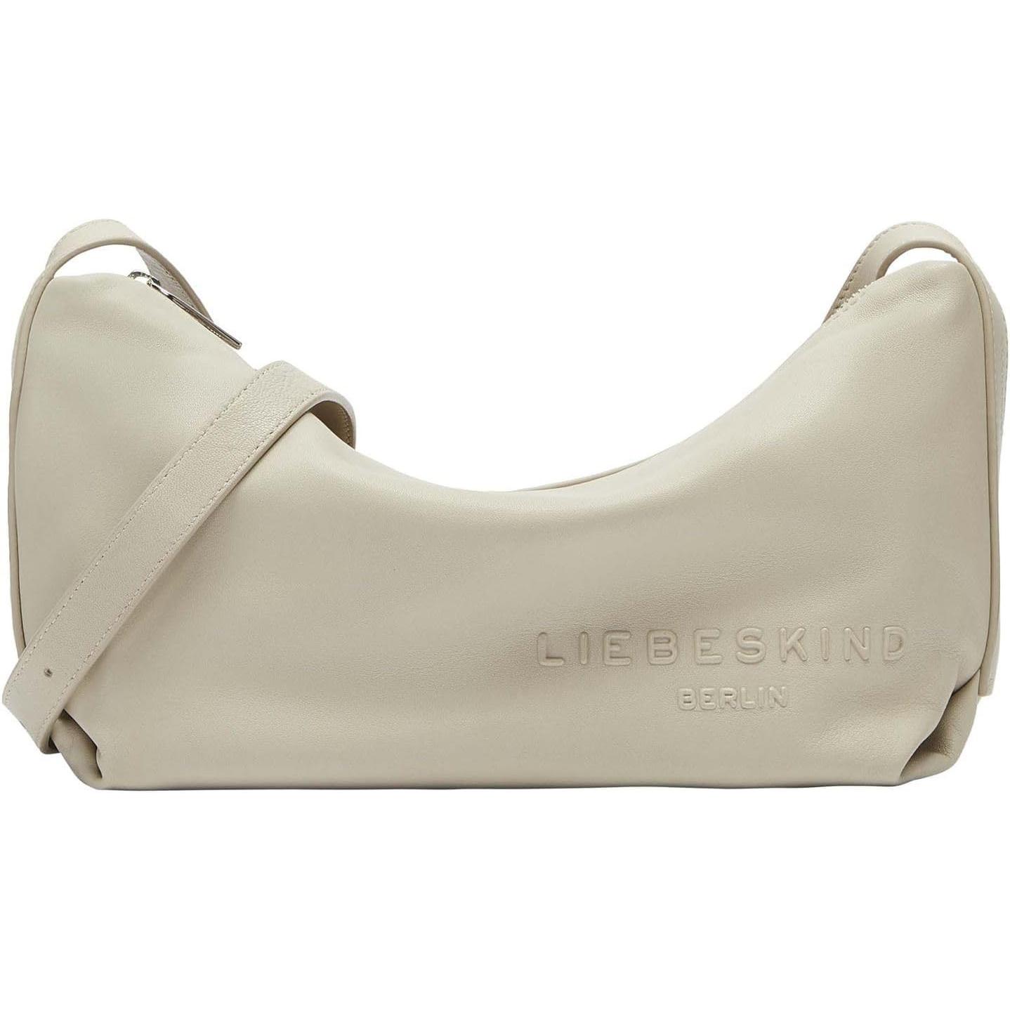 Liebeskind Berlin Donna Beige Donne, Borsetta, Crossbody Geräumige Umhängetasche Aus Leder,
