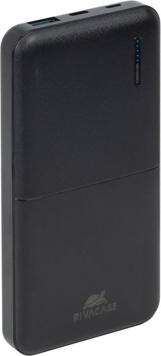 Rivacase VA2531 power bank Lithium Polymer (LiPo) Black (10000 mAh, 18 W, 18 Wh)