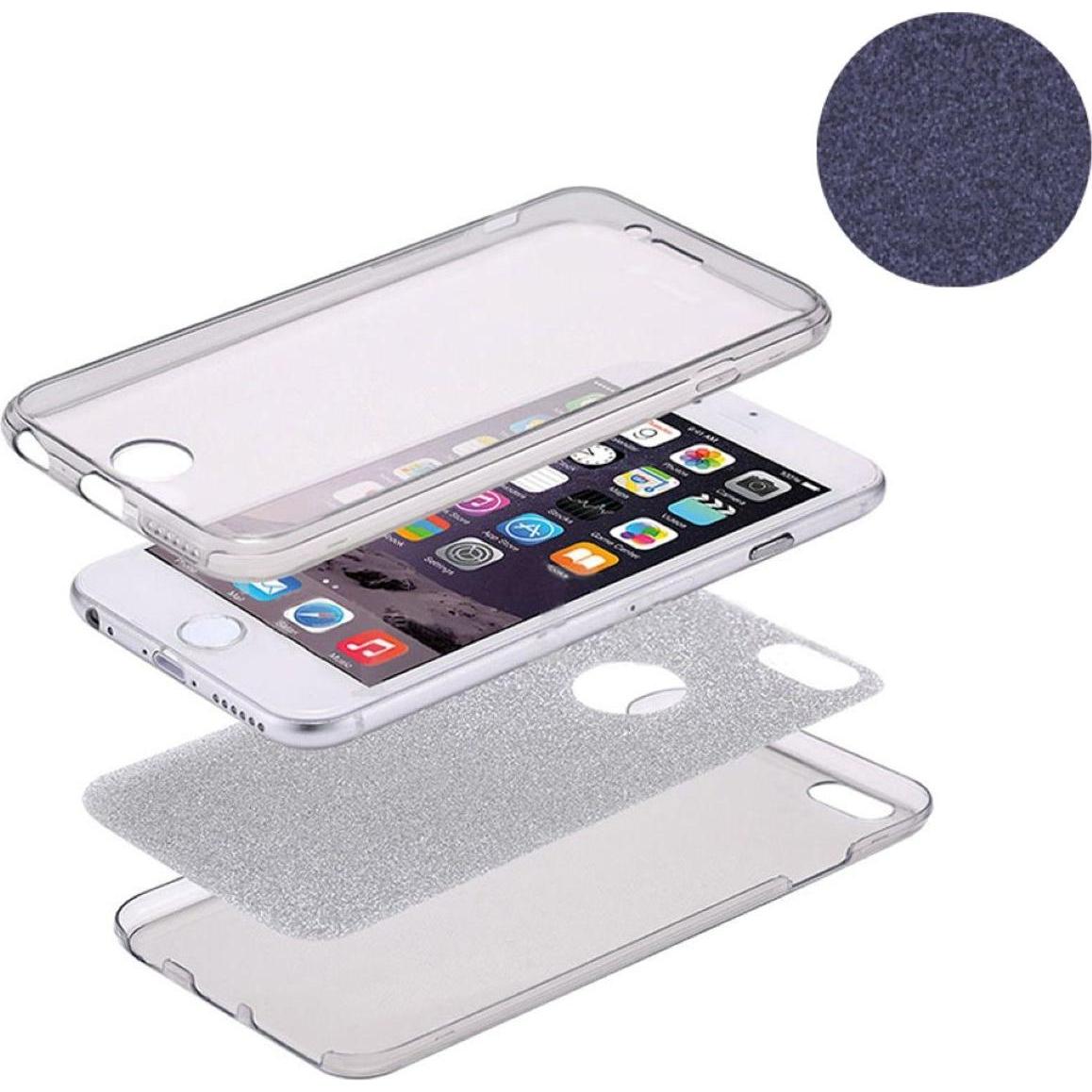 Thumbnail - König Design Apple iPhone 6 / 6s Hülle Case Handy Cover Schutz Tasche 360 Schtuzhülle Schwarz (Apple iPhone 6), Smartpho...