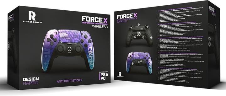 Actual product image Rocket Games Controller Rocket Force X Haptic Hall Effect (PS5, Android, Mac, iOS, PC)