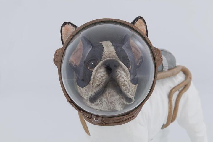 Actual product image Kare Design Deco Figurine Space Dog 21cm