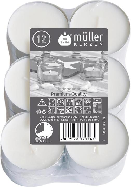 Image du produit müller Kerzen Maxi bougies chauffe-plat (12 pcs)
