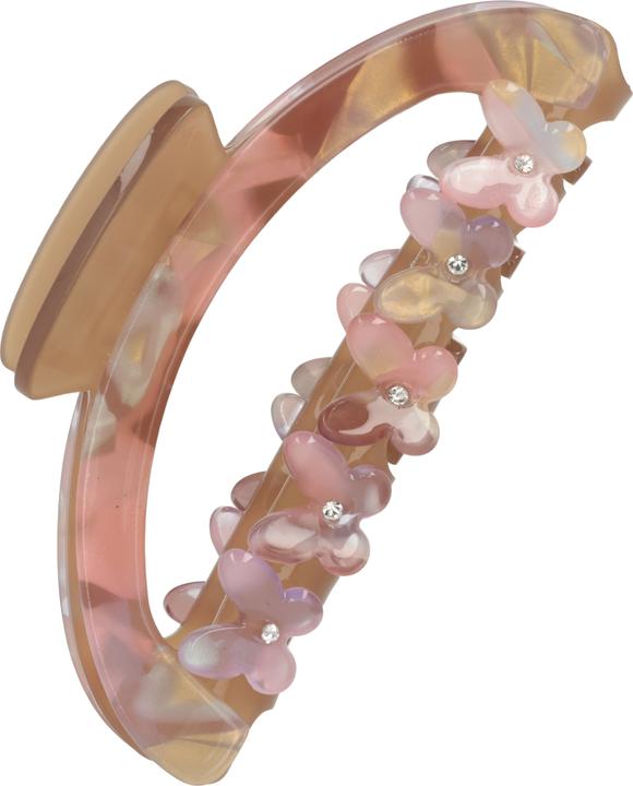 Actual product image Trisa Fashion Haarklemme Strass Braun meliert