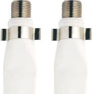 Image du produit Bandridge F-coupleur sur F-coupleur comme traversée de fenêtre pour câble coaxial (câble d'antenne) (75 dB, Câble d'antenne)