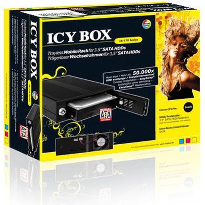 Produktbild Icy Box IB-170SK-B, Wechselrahmen Kit, SATA, Schwarz