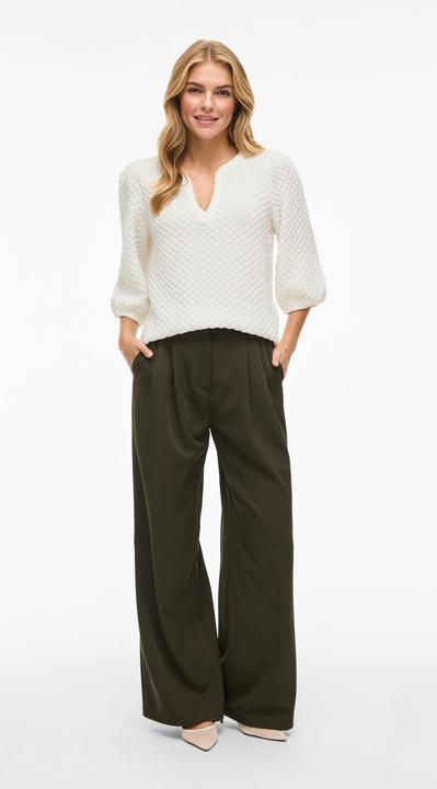 Immagine prodotto Vila VIYANNI V-Ausschnitt Oberteil mit 3/4-Ärmeln (L)