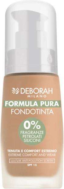 Produktbild Deborah Milano Deborah Pure Formula Bio Long Lasting Foundation N.05 Dark Beige Coverage E (Dark Beige)