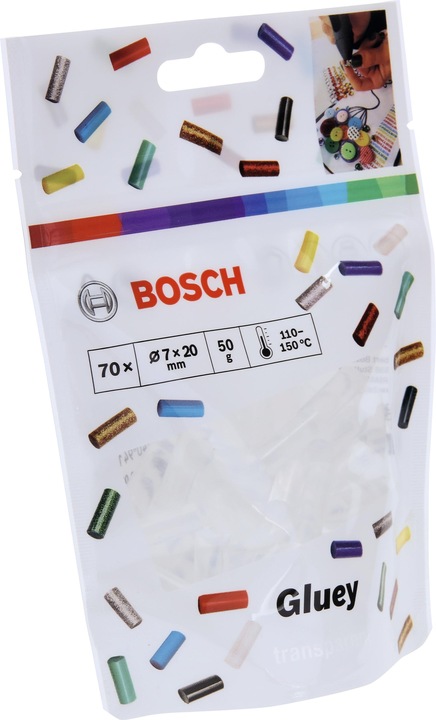 Actual product image Bosch Professional Zubehör Gluey Sticks Transparent