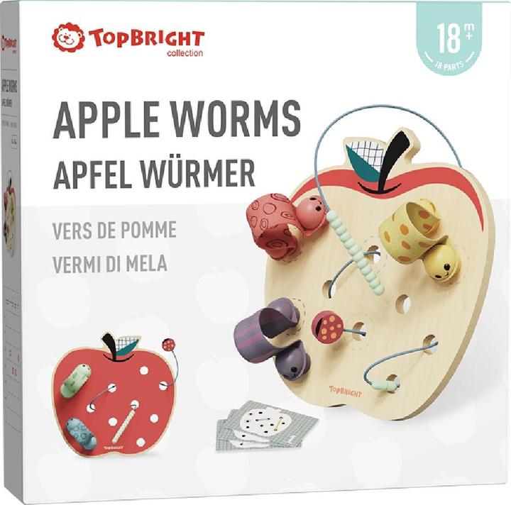 Actual product image Topbright Toys Top Bright Apple Worms For 3+ Years 1211232023De0001