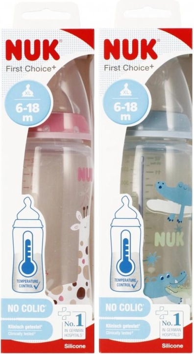 Produktbild NUK First Choice+ Flasche Baby Bottle 6-18 Monate (360 ml)