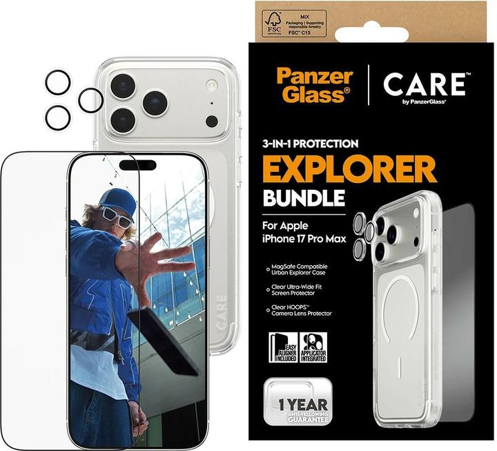Produktbild PanzerGlass 3-in-1 Explorer Set (Apple iPhone 17 Pro Max)