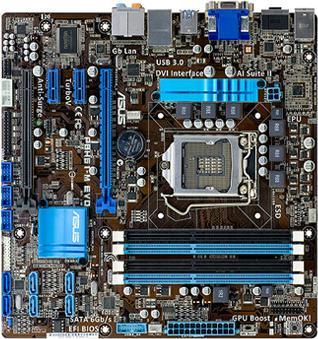 Produktbild ASUS P8h61-M Evo (LGA 1155, Intel H61, mATX)