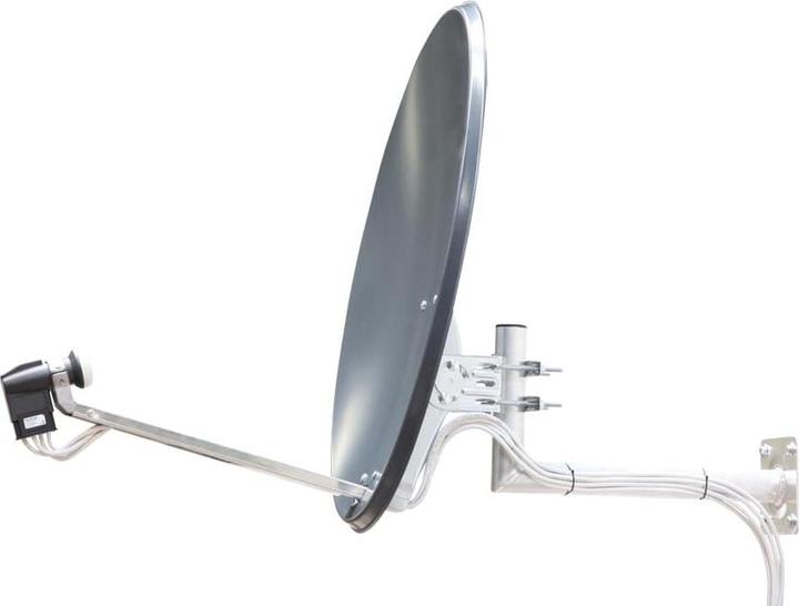 Actual product image Telestar SAT offset antenna, aluminium red, Ý 60cm (Parabolic antenna, DVB-S / -S2)