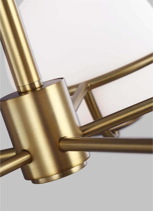 Produktbild Elstead Lighting Apollo LED Kronleuchter G9 5-fach Brüniertes Messing (81.30 cm)