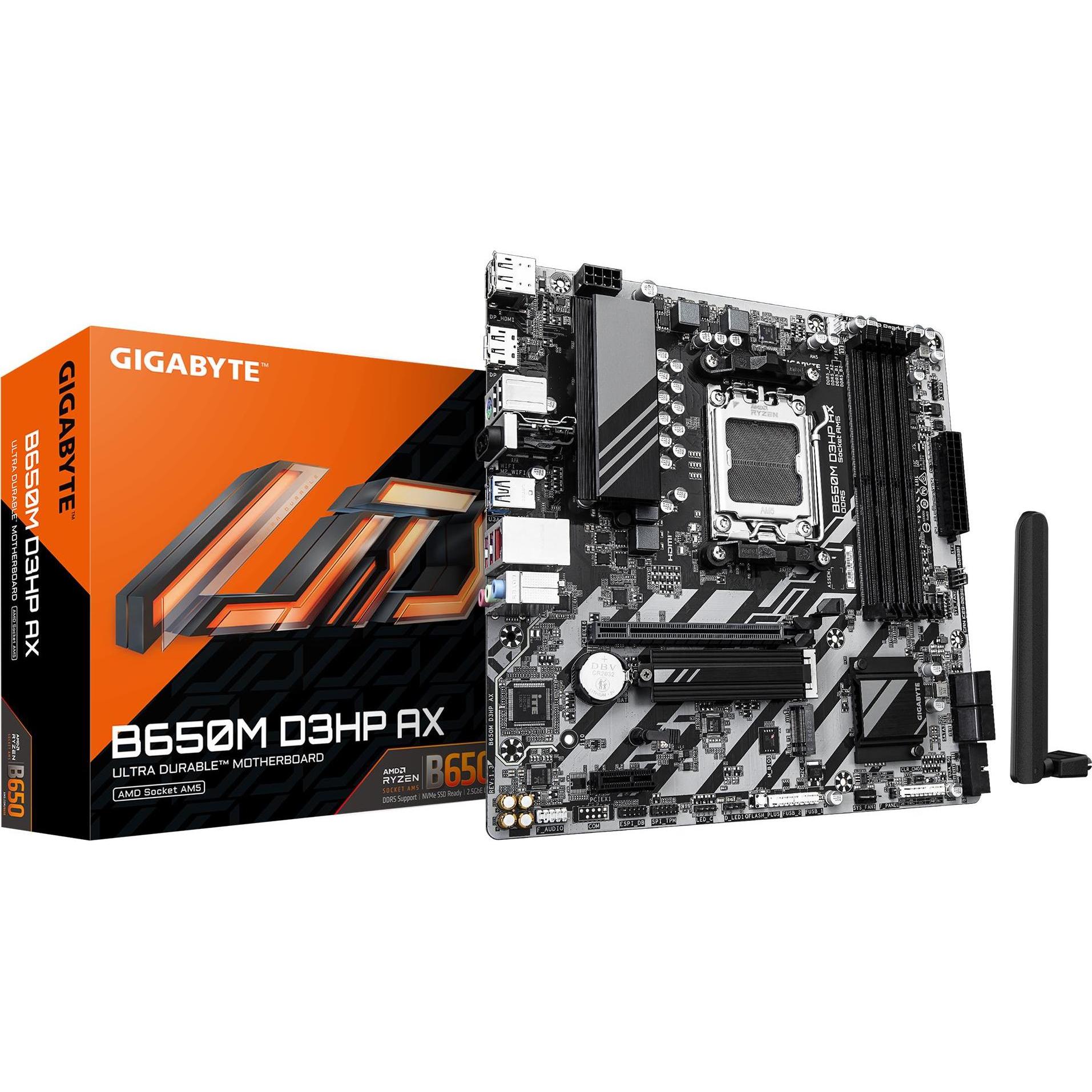 Gigabyte B650M D3HP AX (AM5, AMD B650, mATX), Mainboard