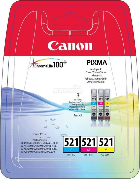Produktbild Canon Cli-521 (M, Y, C)
