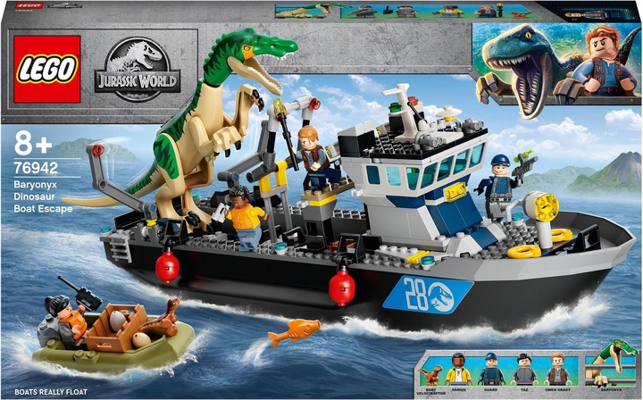 Produktbild LEGO Flucht des Baryonyx (76942, LEGO Jurassic World)