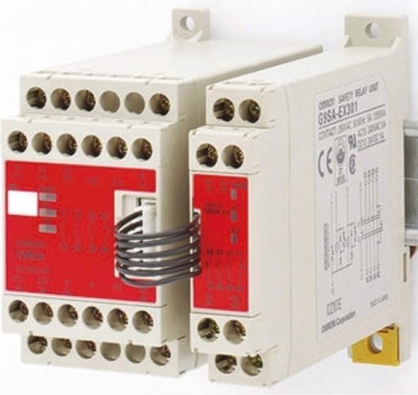 Produktbild Omron Industrial Automation Relais erweiterbar,3PST-NO,SPST-NC,1/2x