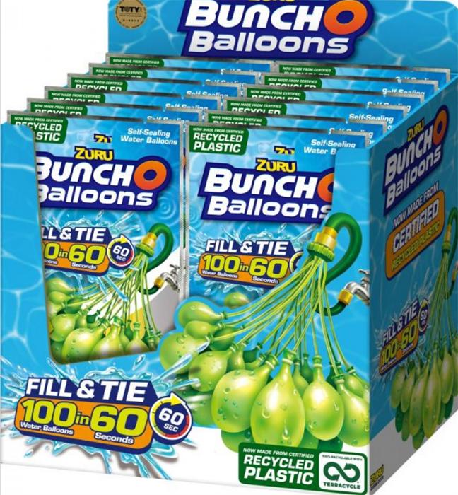 Zuru 100 ™ Water Bombs Bunch O Balloons assorted colours (100 x)