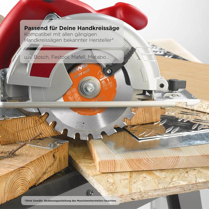 Produktbild kwb Kreissägeblatt HM Mittel Ø 140x12,75 Z18