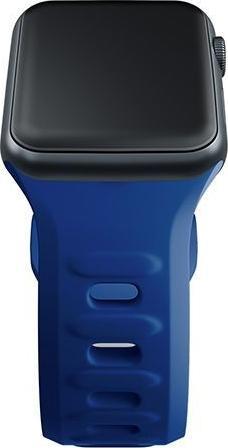 Produktbild 3MK Silicone Watch Strap Niebieski/Blue dla Apple Watch 38/40/41mm (Silikon, Edelstahl)