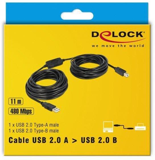 Produktbild Delock USB-Kabel extralang (11 m, USB 2.0)